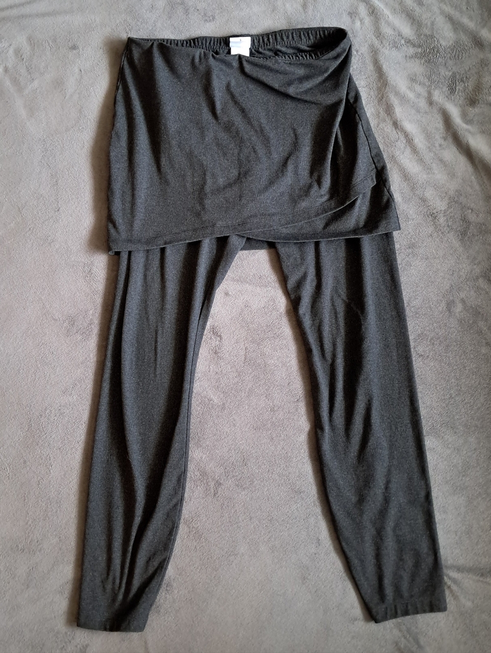 Charcoal Grey Skirted Leggings - Cabi
